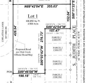 Lt1 S Judith  Pl in Oak Creek wi. List Price: $209,900
