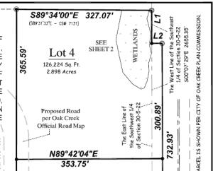 Lt4 S Judith  Pl in Oak Creek wi. List Price: $219,900